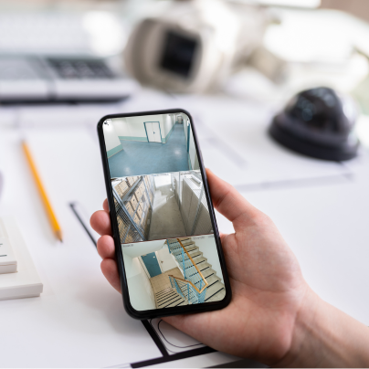 Dallas security camera feed on cell phone